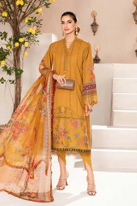 Maria.B | M Print Eid Edit | MPT-2202-A - Pakistani Designer Dress - by Maria B | Type: Luxury - 100% Original at Saira Sultan