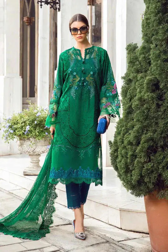 Maria B | Eid Lawn Collection | 02 - Pakistani Designer Dress - by Maria B | Type: Luxury - 100% Original at Saira Sultan