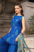 Maria B | M Prints Fall Edit 24 | MPT-2303-A - Pakistani Designer Dress - by Maria B | Type: Luxury - 100% Original at Saira Sultan
