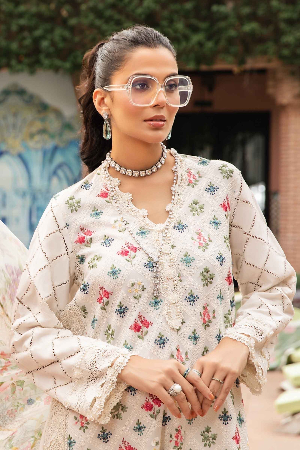 Maria.B | M Print Eid Edit | MPT-2203-A - Pakistani Designer Dress - by Maria B | Type: Luxury - 100% Original at Saira Sultan