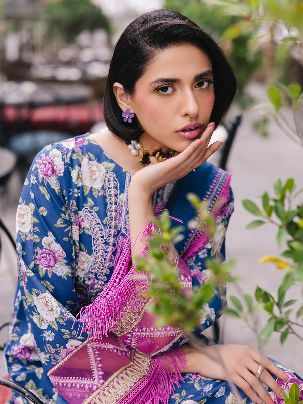 Mahnur | Broadway Luxury Lawn 25 | Ires M Blue Lawn