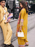 Mahnur | Broadway Luxury Lawn 25 | Buttercup S Mustard Yellow Lawn