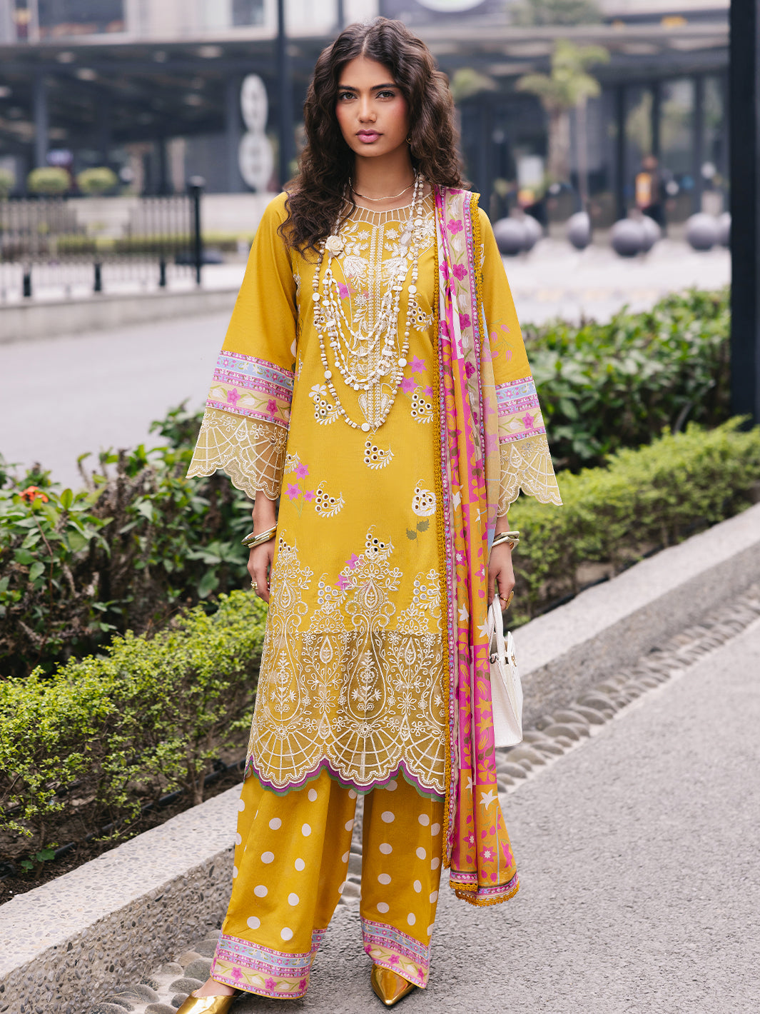 Mahnur | Broadway Luxury Lawn 25 | Buttercup XS Mustard Yellow Lawn