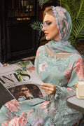 Maria B | M Prints Fall Edit 24 |  MPT-2306-A - Pakistani Designer Dress - by Maria B | Type: Luxury - 100% Original at Saira Sultan