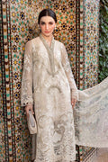 Maria B | Luxury Lawn 25 | D-2506-A L White Organza