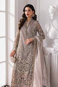 Maria B | Mbroidered 2025 | BD-3006 S Gray Long Shirt with Crushed Sharara