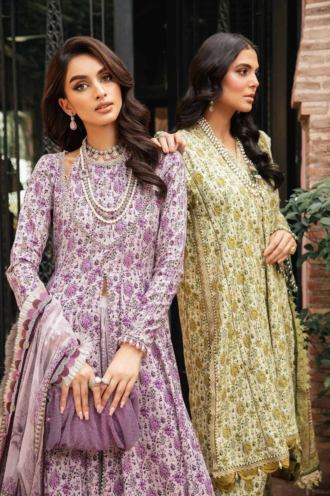 Maria.B | M Print Eid Edit | MPT-2207-A - Pakistani Designer Dress - by Maria B | Type: Luxury - 100% Original at Saira Sultan