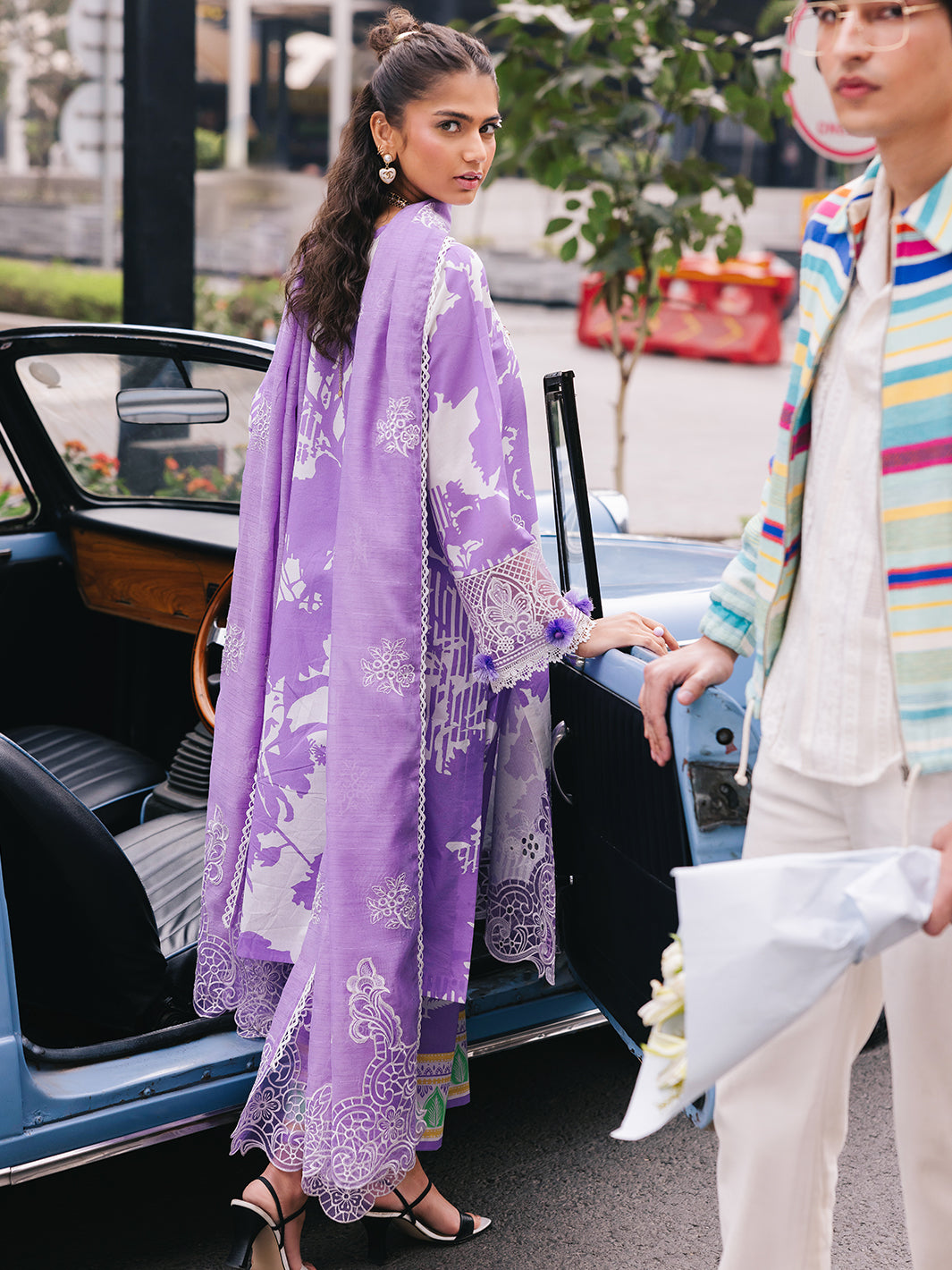Mahnur | Broadway Luxury Lawn 25 | Viola XS Purple Lawn