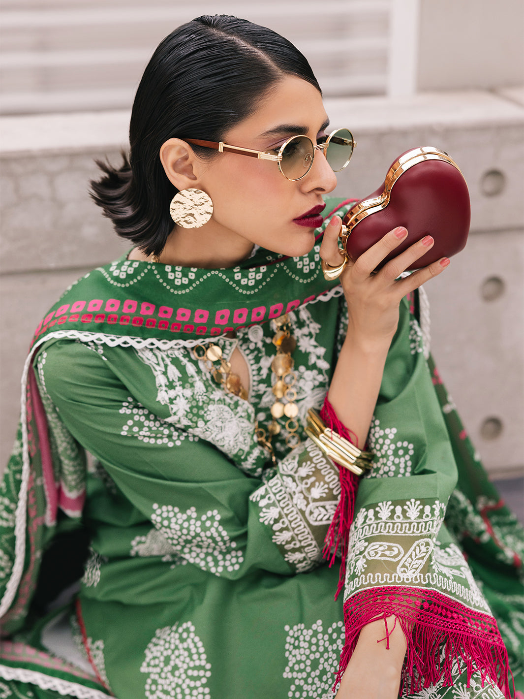 Mahnur | Broadway Luxury Lawn 25 | Sagebloom L Pastel Green Lawn