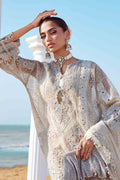 Maria B | Eid Collection 25 | 25-09 XL Ivory Lawn