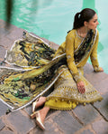 Republic Womenswear | Talia Luxury Lawn 25 | D1-A - Numa XL Mist Yellow Lawn