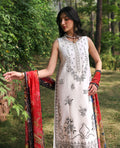 Republic Womenswear | Talia Luxury Lawn 25 | D1-B - Lunara XL White Lawn