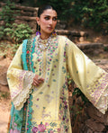 Republic Womenswear | Talia Luxury Lawn 25 | D3-A - Lina S Pastel Yellow Lawn