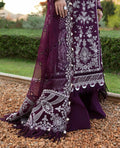 Republic Womenswear | Kalani Eid Luxury Lawn 25 | D3-A - Elara L Deep Purple Lawn