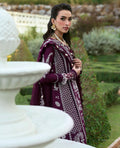 Republic Womenswear | Kalani Eid Luxury Lawn 25 | D3-A - Elara M Deep Purple Lawn