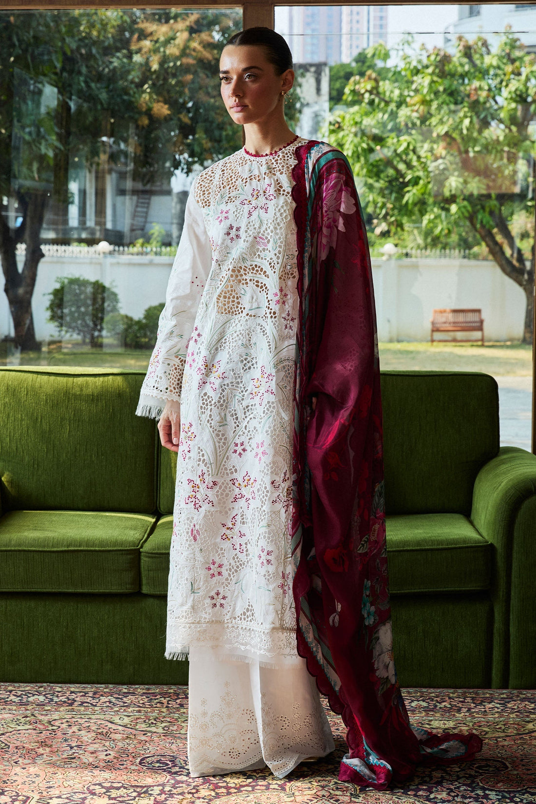 Zara Shahjahan | Satori 25 | Umi-3A XS White Lawn