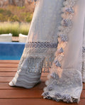 Republic Womenswear | Kalani Eid Luxury Lawn 25 | D3-B - Sitara M Silver Lawn