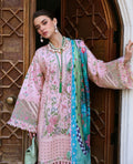 Republic Womenswear | Kalani Eid Luxury Lawn 25 | D5-A - Meher S Powder Pink Lawn