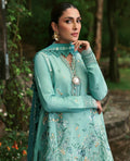 Republic Womenswear | Talia Luxury Lawn 25 | D5-A - Kaeliya L Sea Green Lawn