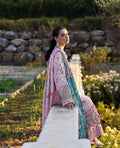 Republic Womenswear | Kalani Eid Luxury Lawn 25 | D5-A - Meher XL Powder Pink Lawn