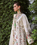 Republic Womenswear | Kalani Eid Luxury Lawn 25 | D7-A - Mira L Off White Lawn