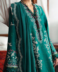Republic Womenswear | Talia Luxury Lawn 25 | D8-B - Nia M Teal Green Lawn