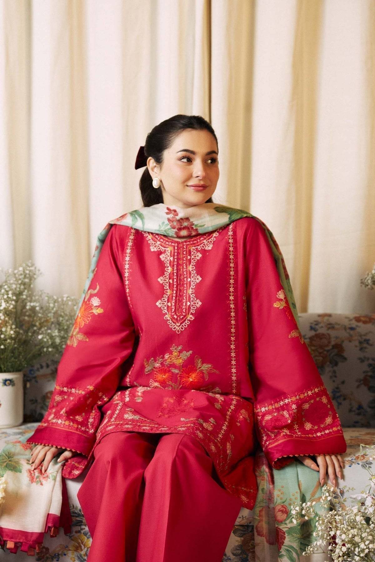 Zara Shahjahan | Coco Lawn Vol 2 | DAHLIA-1A - Pakistani Designer Dress - by Zara Shahjahan | Type: Luxury - 100% Original at Saira Sultan