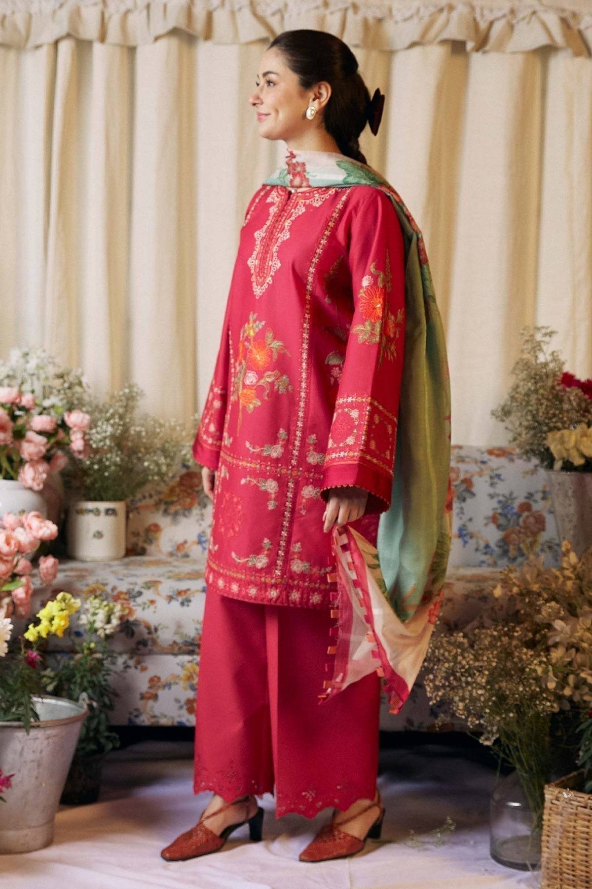 Zara Shahjahan | Coco Lawn Vol 2 | DAHLIA-1A - Pakistani Designer Dress - by Zara Shahjahan | Type: Luxury - 100% Original at Saira Sultan