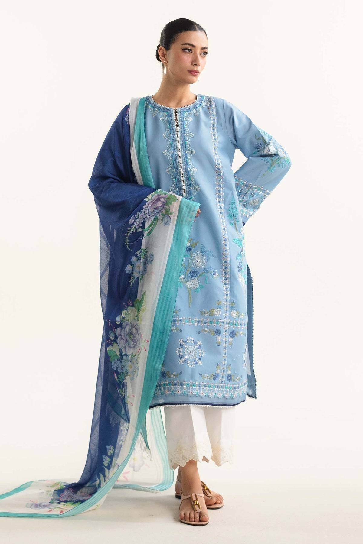 Zara Shahjahan | Coco Lawn Vol 2 | DAHLIA-1B - Pakistani Designer Dress - by Zara Shahjahan | Type: Luxury - 100% Original at Saira Sultan
