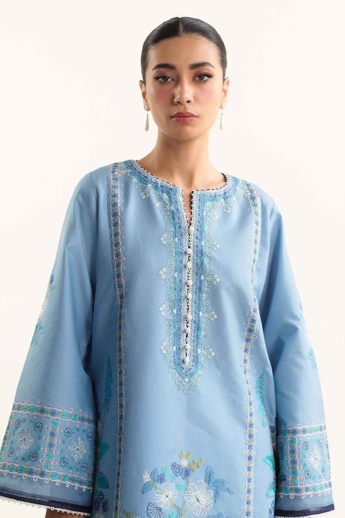 Zara Shahjahan | Coco Lawn Vol 2 | DAHLIA-1B - Pakistani Designer Dress - by Zara Shahjahan | Type: Luxury - 100% Original at Saira Sultan