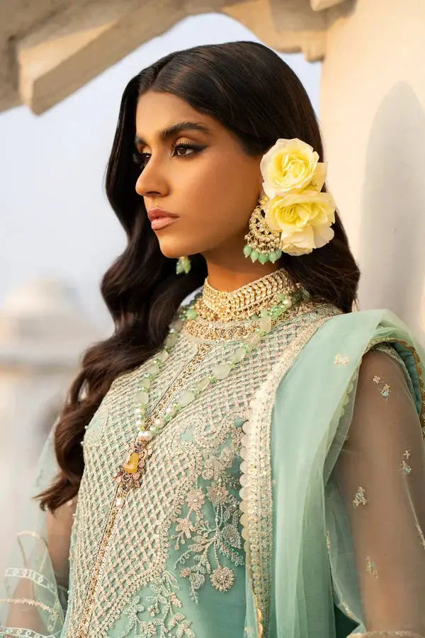Ittehad | Dilruba Wedding Formals | ESDR76-SUT-GRN - Pakistani Designer Dress - by Ittehad | Type: Bridal - 100% Original at Saira Sultan