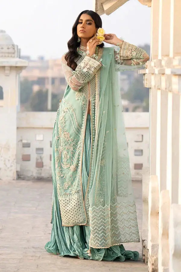 Ittehad | Dilruba Wedding Formals | ESDR76-SUT-GRN - Pakistani Designer Dress - by Ittehad | Type: Bridal - 100% Original at Saira Sultan