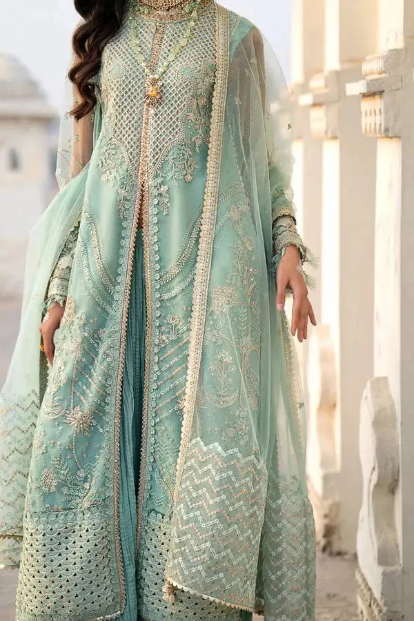 Ittehad | Dilruba Wedding Formals | ESDR76-SUT-GRN - Pakistani Designer Dress - by Ittehad | Type: Bridal - 100% Original at Saira Sultan