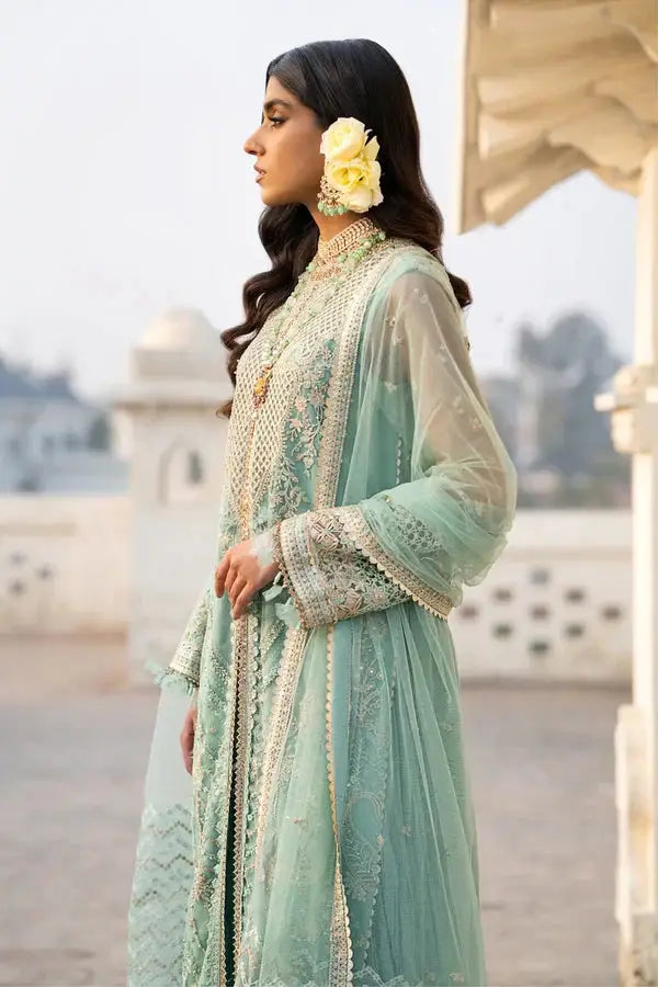 Ittehad | Dilruba Wedding Formals | ESDR76-SUT-GRN - Pakistani Designer Dress - by Ittehad | Type: Bridal - 100% Original at Saira Sultan