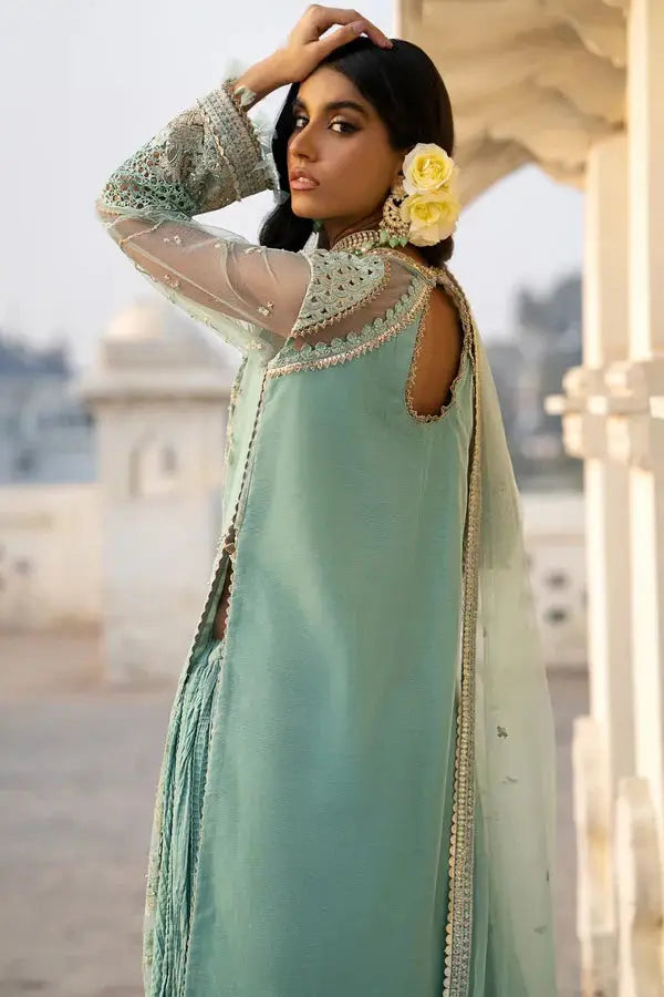 Ittehad | Dilruba Wedding Formals | ESDR76-SUT-GRN - Pakistani Designer Dress - by Ittehad | Type: Bridal - 100% Original at Saira Sultan