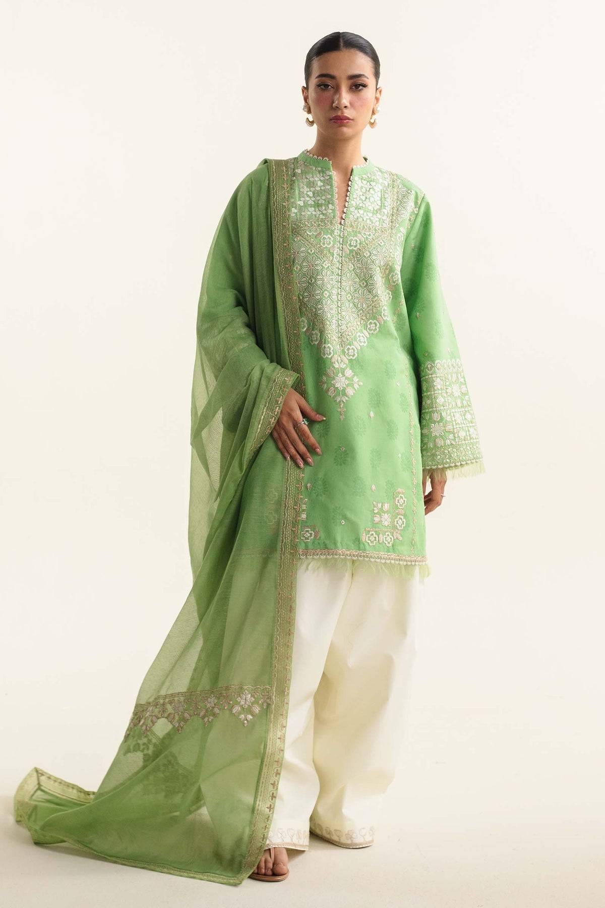 Zara Shahjahan | Coco Lawn Vol 2 | DINARA-5A - Pakistani Designer Dress - by Zara Shahjahan | Type: Luxury - 100% Original at Saira Sultan