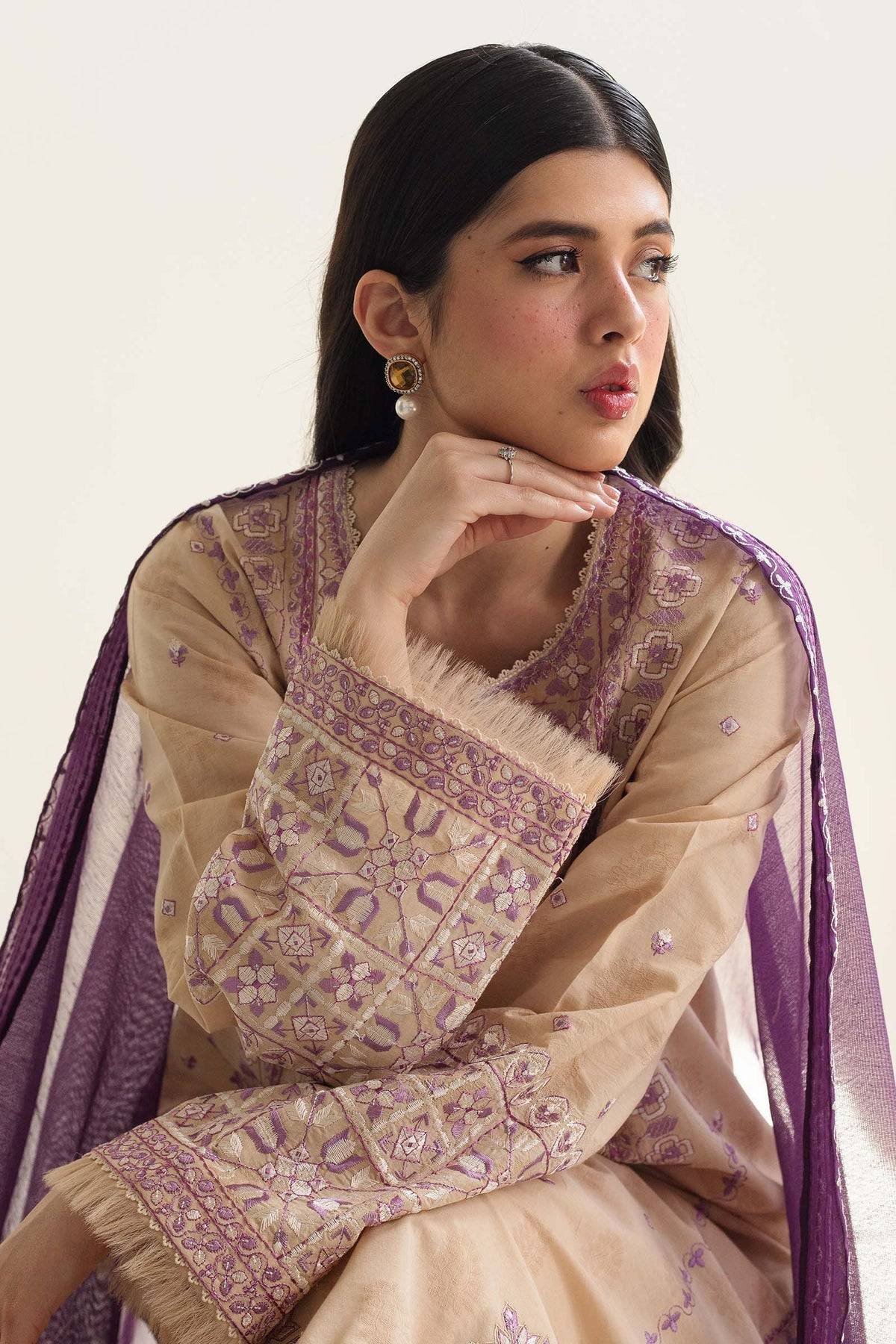 Zara Shahjahan | Coco Lawn Vol 2 | DINARA-5B - Pakistani Designer Dress - by Zara Shahjahan | Type: Luxury - 100% Original at Saira Sultan