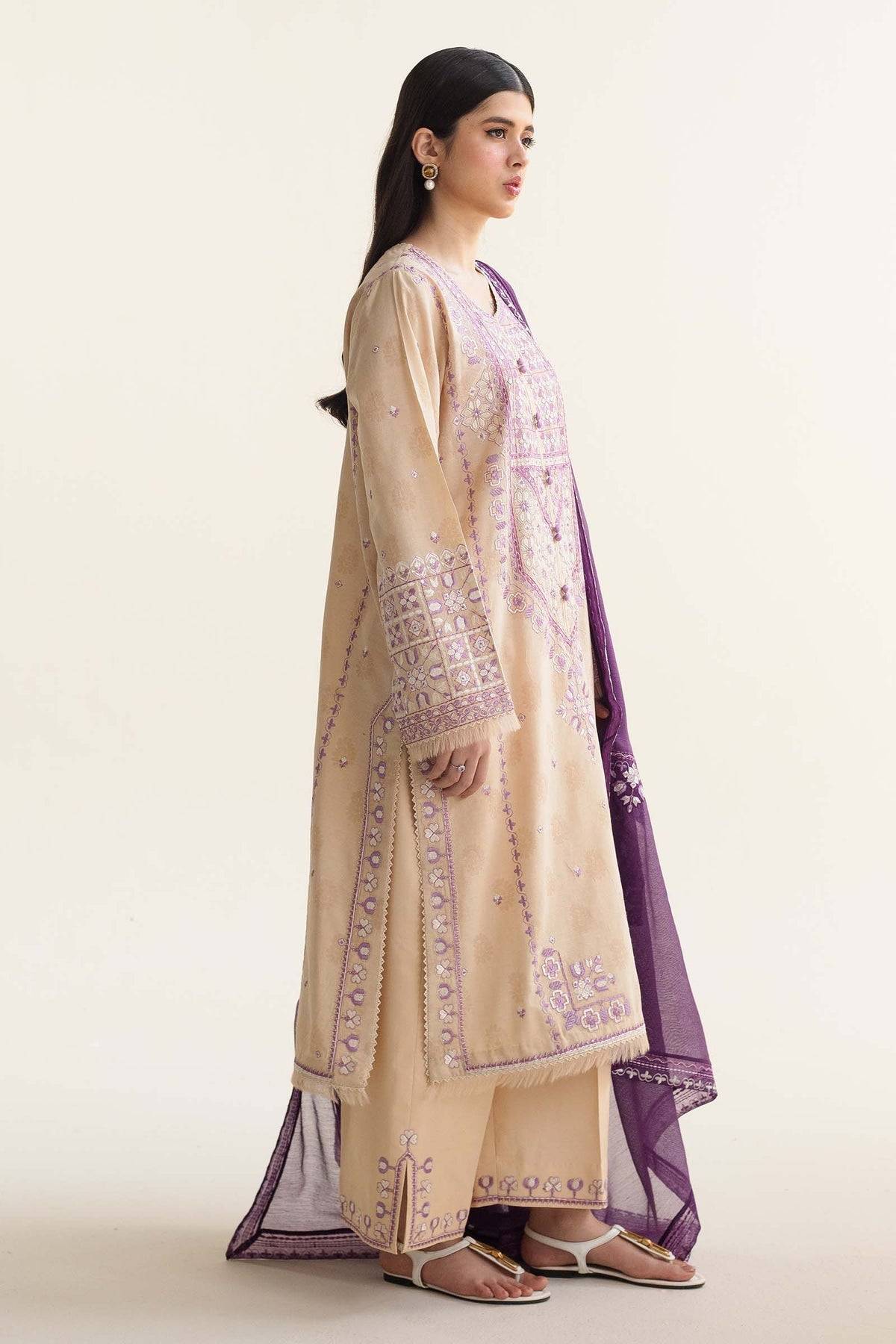 Zara Shahjahan | Coco Lawn Vol 2 | DINARA-5B - Pakistani Designer Dress - by Zara Shahjahan | Type: Luxury - 100% Original at Saira Sultan