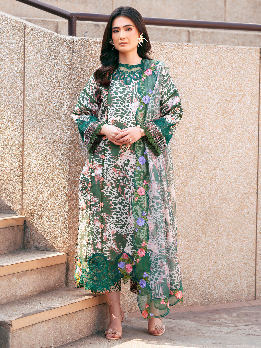 Parishay | Dil e Raqsam Festive Eid Lawn | DR-13 XS Ivory Lawn