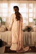Zarposh | Sajni Lawn 25 | Gulbano S Peach Lawn