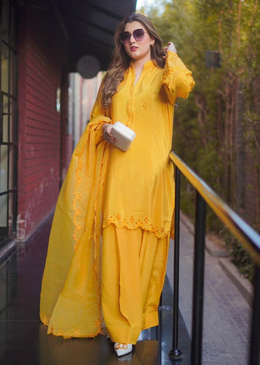 Fozia Khalid | Silk Spire | MARIGOLD XS Yellow Raw Silk