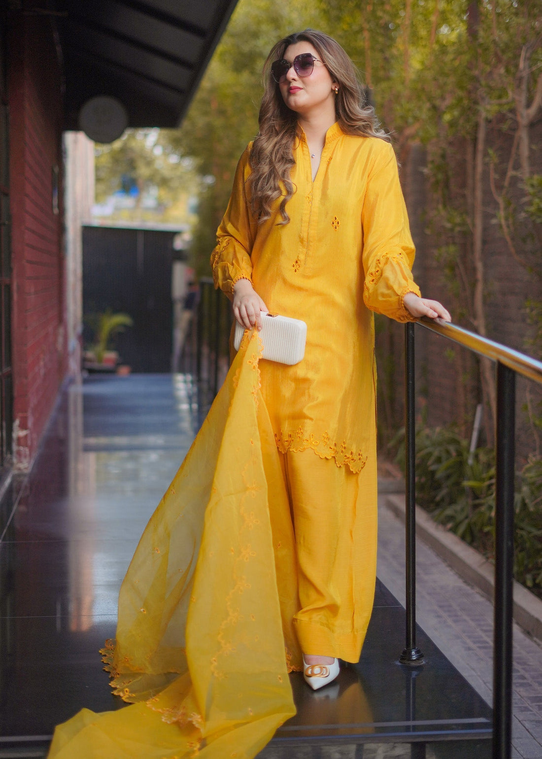 Fozia Khalid | Silk Spire | MARIGOLD XS Yellow Raw Silk