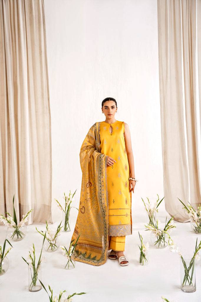 Florent | Festive Lawn 24 | FLF - 1B - Pakistani Designer Dress - by Florent | Type: Luxury - 100% Original at Saira Sultan