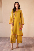 Charizma | Festive Pret | CMA-4-S03 S Mustard Yellow Cotton Net