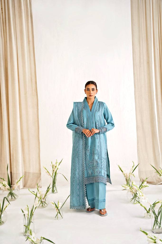 Florent | Festive Lawn 24 | FLF - 2A - Pakistani Designer Dress - by Florent | Type: Luxury - 100% Original at Saira Sultan