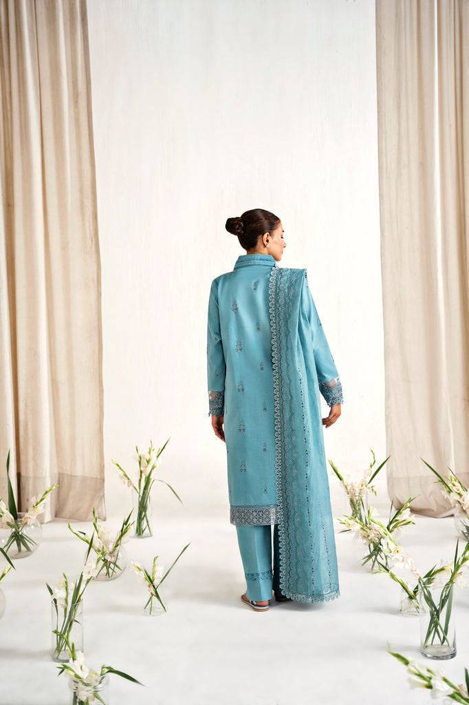 Florent | Festive Lawn 24 | FLF - 2A - Pakistani Designer Dress - by Florent | Type: Luxury - 100% Original at Saira Sultan