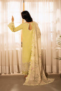 Zarposh | Sajni Lawn 25 | Gulnaz S Olive Lawn