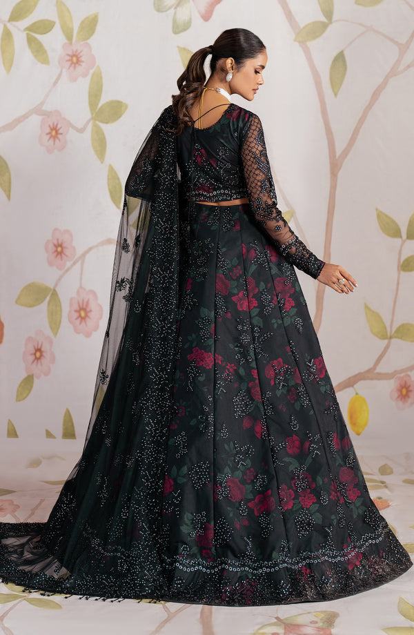 Zarif | Shehnai Luxury Wedding Edit | HANEEN XS Black Net