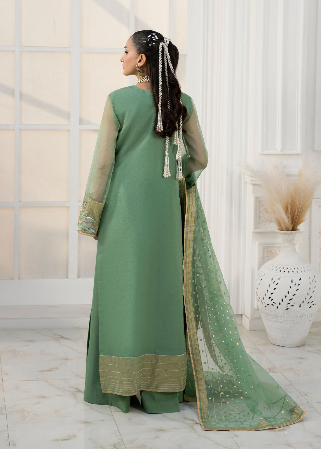 Jamnii | The Aura | Astrid XS Pastel Green Organza