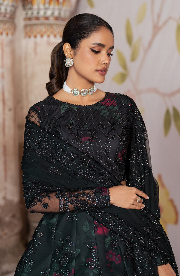 Zarif | Shehnai Luxury Wedding Edit | HANEEN M Black Net